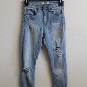 California Vintage Distressed Denim Jeans, Juniors Size 3